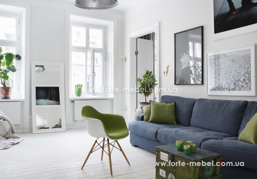 Гостиная в скандинавском стиле